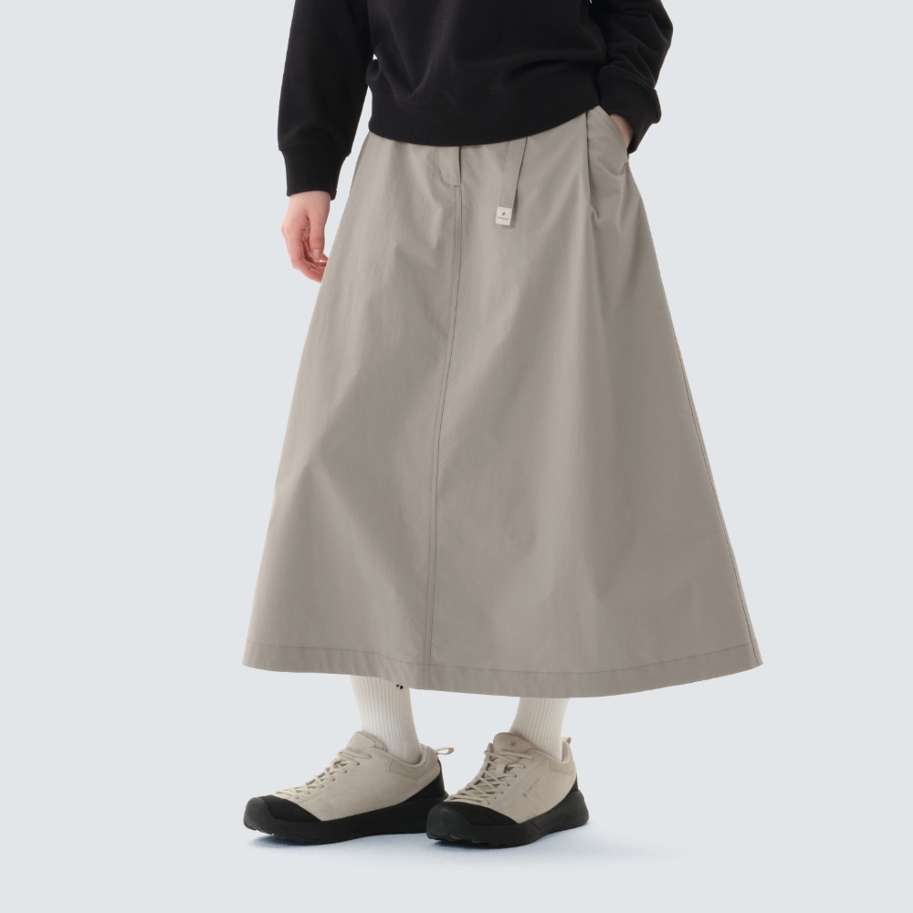 【代購】Snow Peak Cland Zodiac Skirt 羊毛混紡極簡質感長裙 S26SWD-SK13