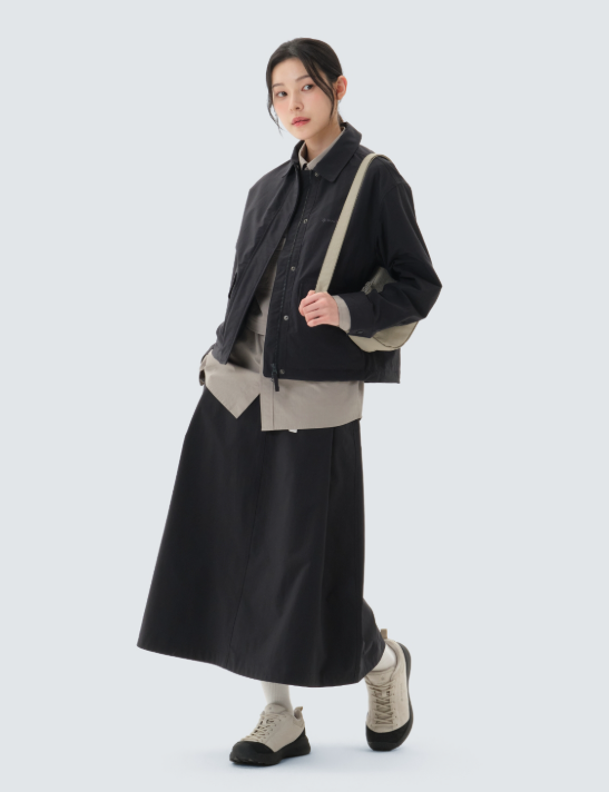 【代購】Snow Peak Cland Zodiac Skirt 羊毛混紡極簡質感長裙 S26SWD-SK13