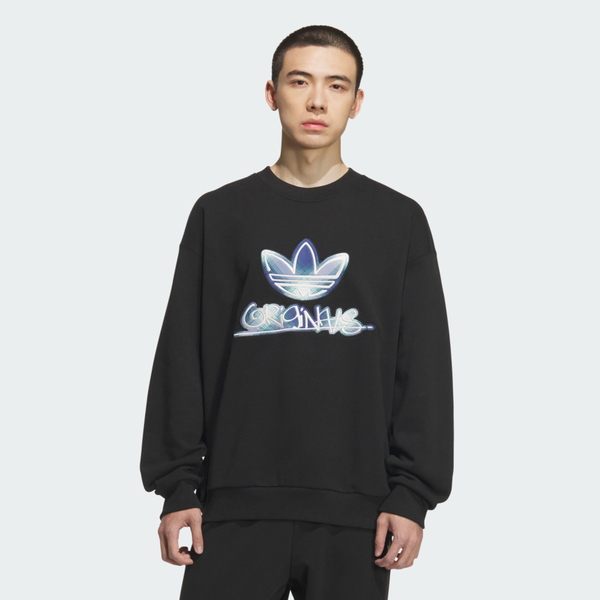Adidas 愛迪達 Sweat Crew KC0116 男 長袖上衣 休閒長袖 黑 亞版