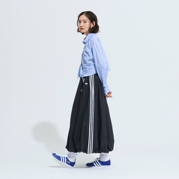 Adidas 愛迪達 Balloon L Sk KC8088 女 長裙 黑 平織 百搭