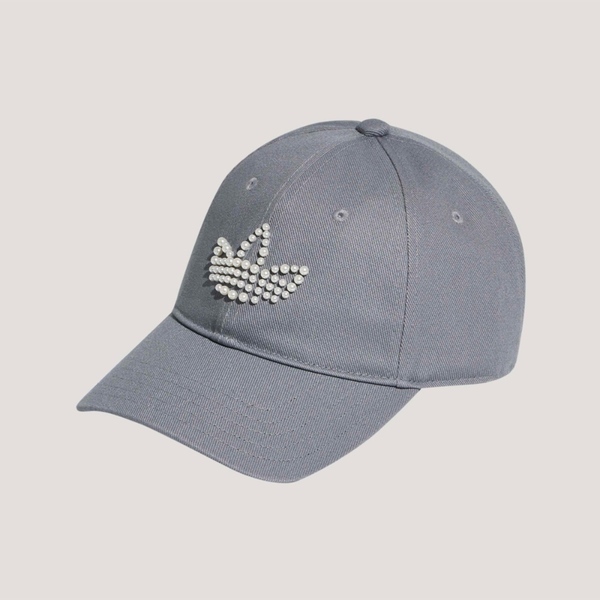 Adidas 愛迪達 Pearlbeads Cap KW1278 男女 運動帽 灰 珍珠串珠 穿搭