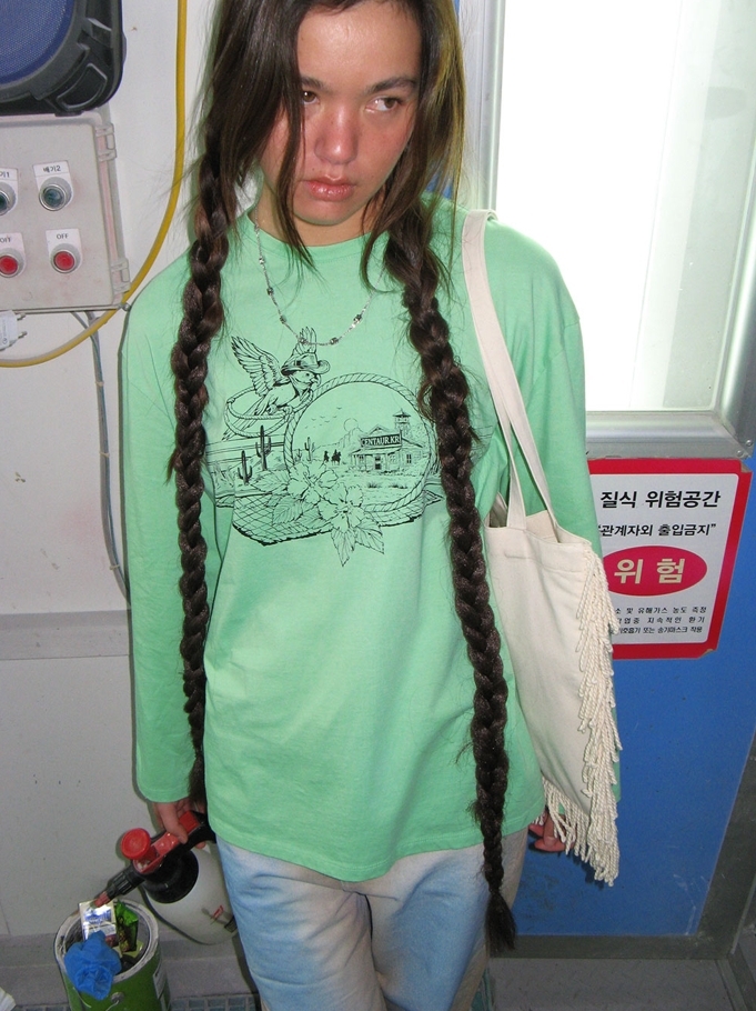 【現貨】WESTERN WASHED LONG SLEEVE T-SHIRT_MINT