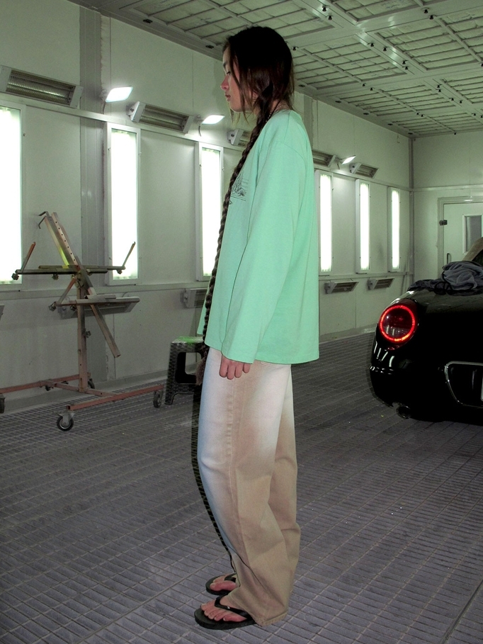 【現貨】WESTERN WASHED LONG SLEEVE T-SHIRT_MINT