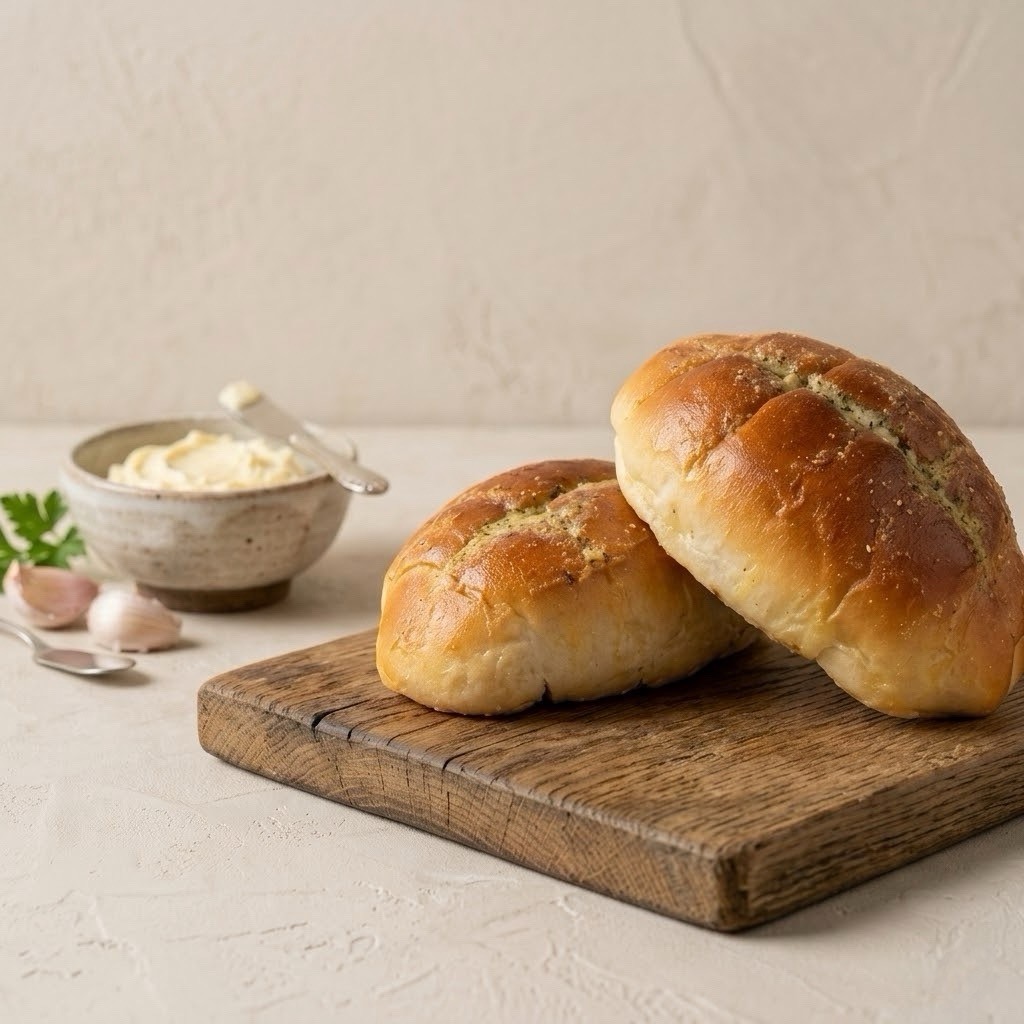 蒜香奶油捲(四入一組)【預購冷凍宅配】