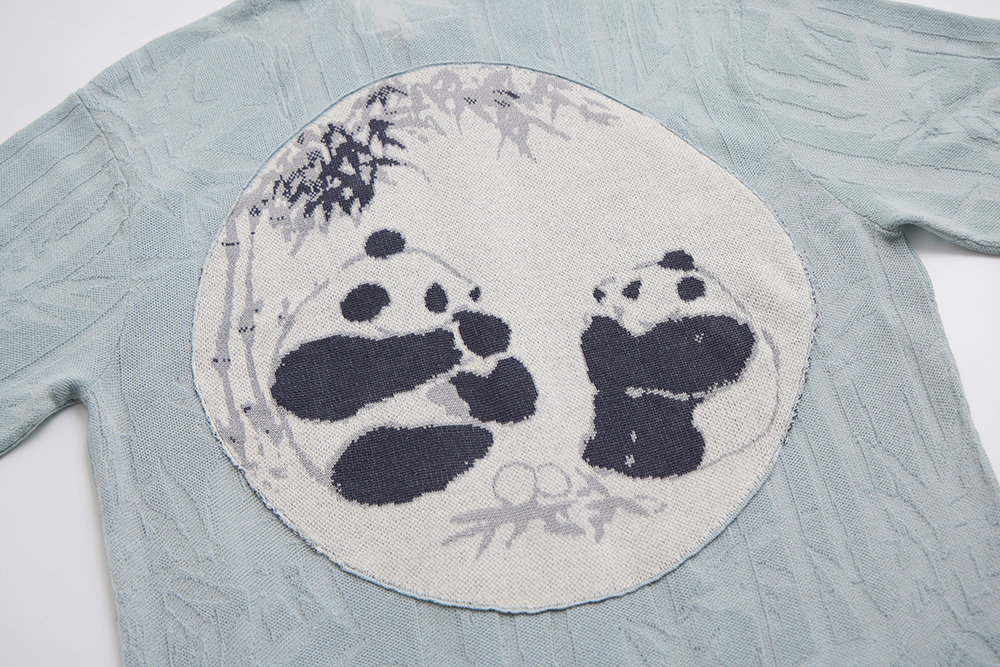 Panda Play With Dango in the Bamboo Forest Sheer Jacqua