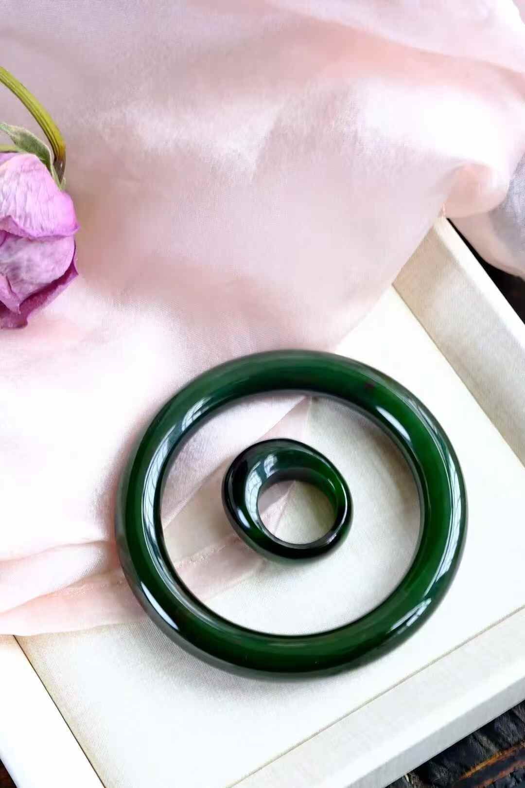 和田玉套装,天然和田玉軟玉