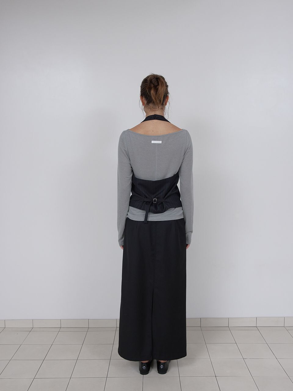 【現貨】ESSENTIAL MAXI SKIRT (BLACK)