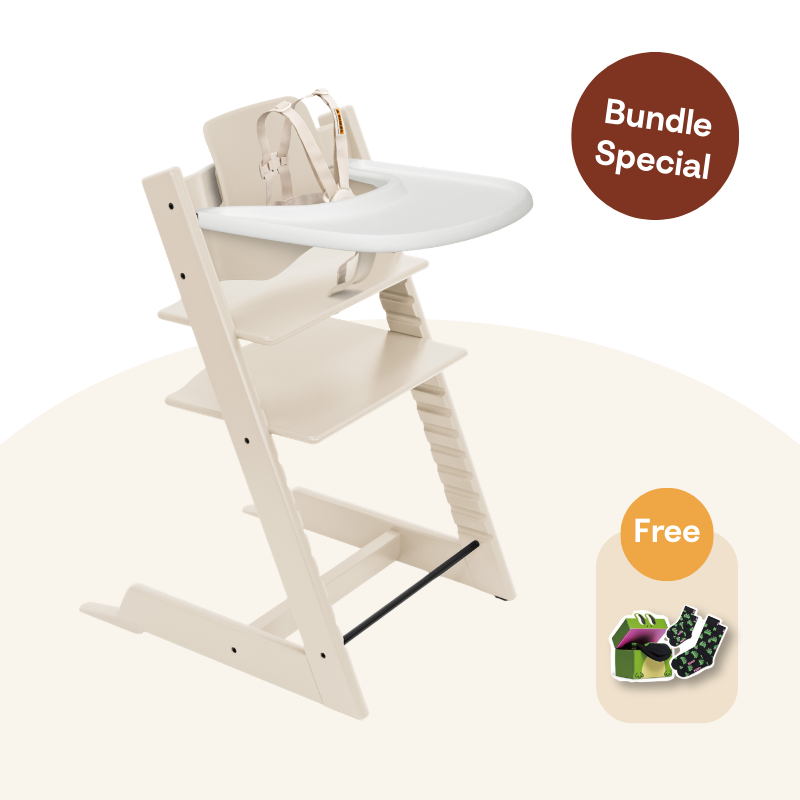 Stokke® Tripp Trapp® 4件套 (山毛櫸木系列，適合6-36個月)