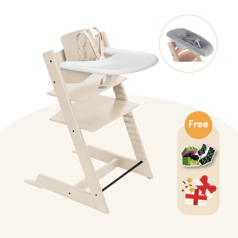 Stokke® Tripp Trapp® 初生嬰兒5件套 (山毛櫸木系列，適合0-36個月)