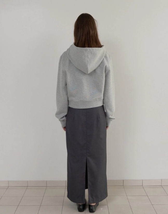 【現貨】ESSENTIAL MAXI SKIRT (CHARCOAL)