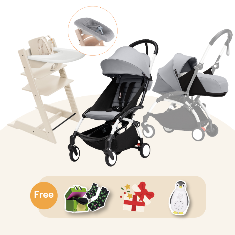 Stokke® Tripp Trapp＆YOYO³ 初生組 (山毛櫸木系列，適合0-36個月)