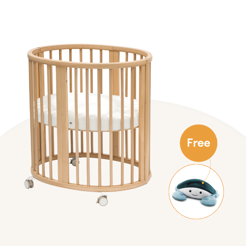 Stokke - Sleepi™ V3橢圓形迷你嬰兒床2件套