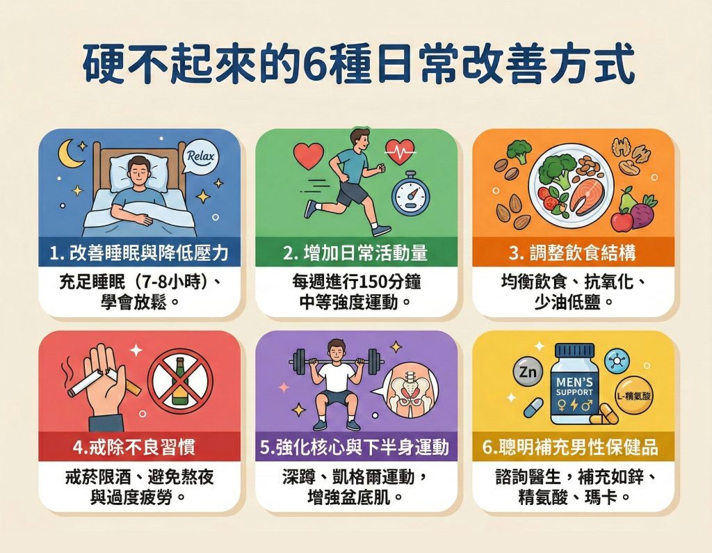 硬不起來6種改善方式