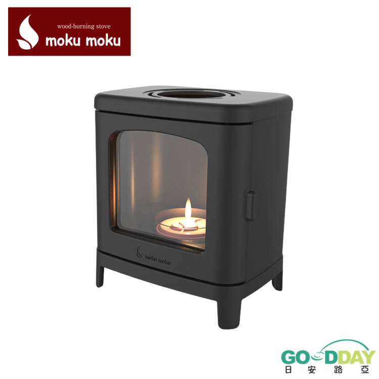 moku moku Small wood stove lamp