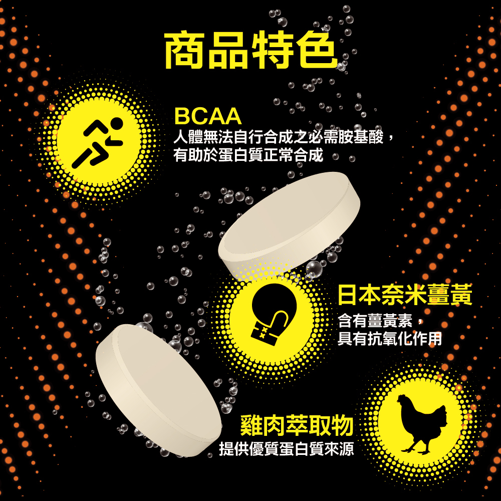 【VVIP】【利得強】超激能發泡錠 (4錠/片，5片/盒)