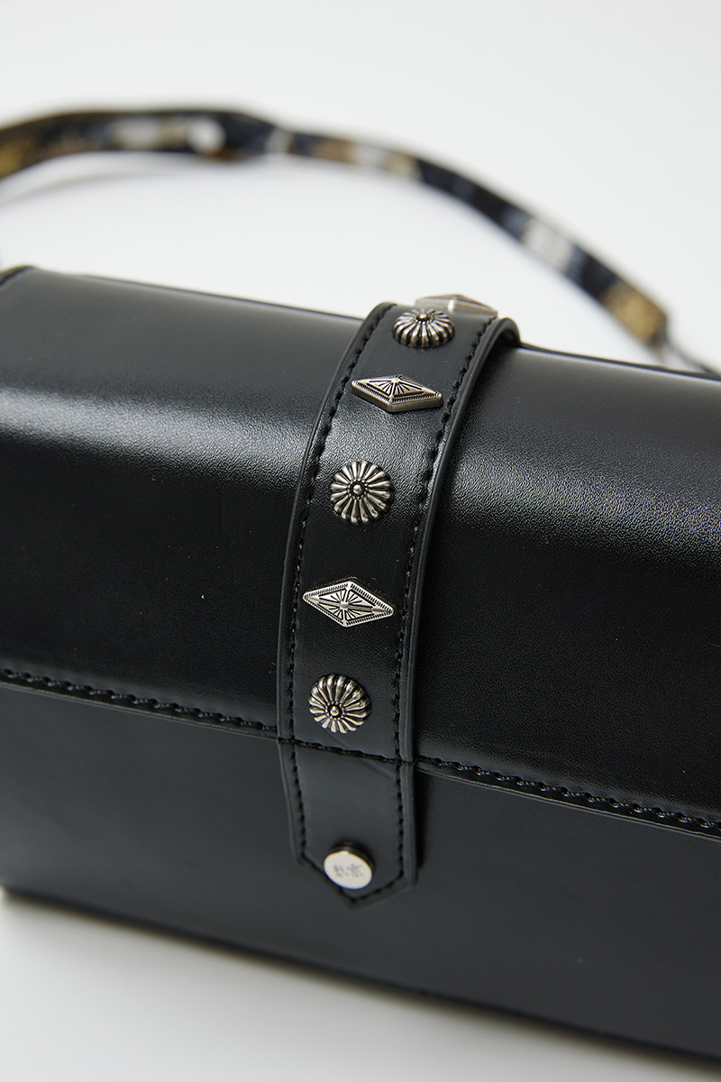 Taking a stroll in Tokyo Snow crane Leather Shoulder bag｜Black｜Hong Kong Original Design