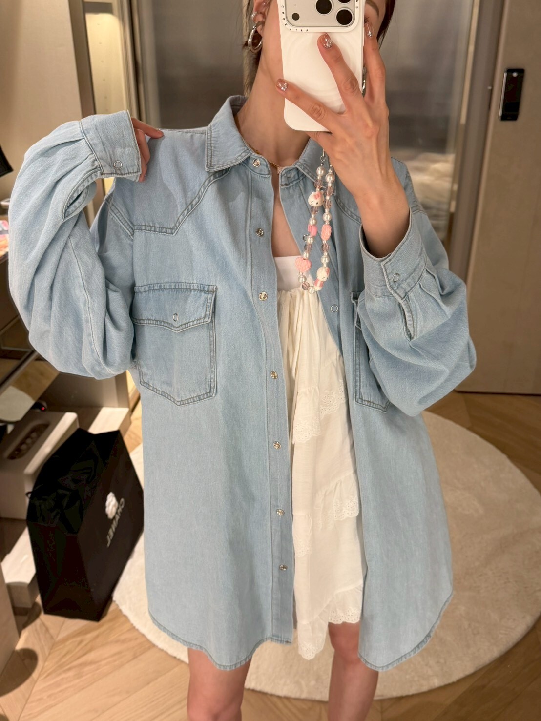 #AF128必備款牛仔襯衫