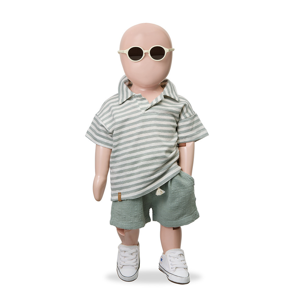 1+ in the family 橫條紋polo領上衣 BORRASSA - iceberg