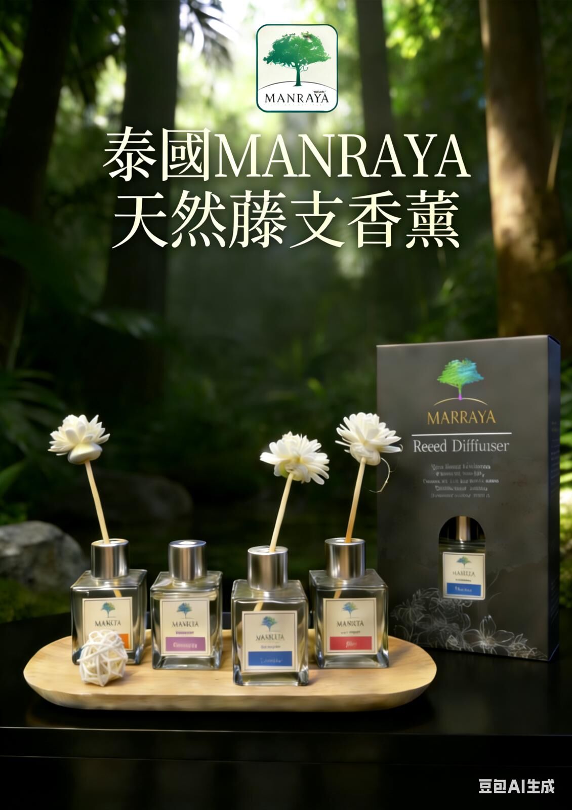 泰國 Manraya 藤枝無火香薰 50ml