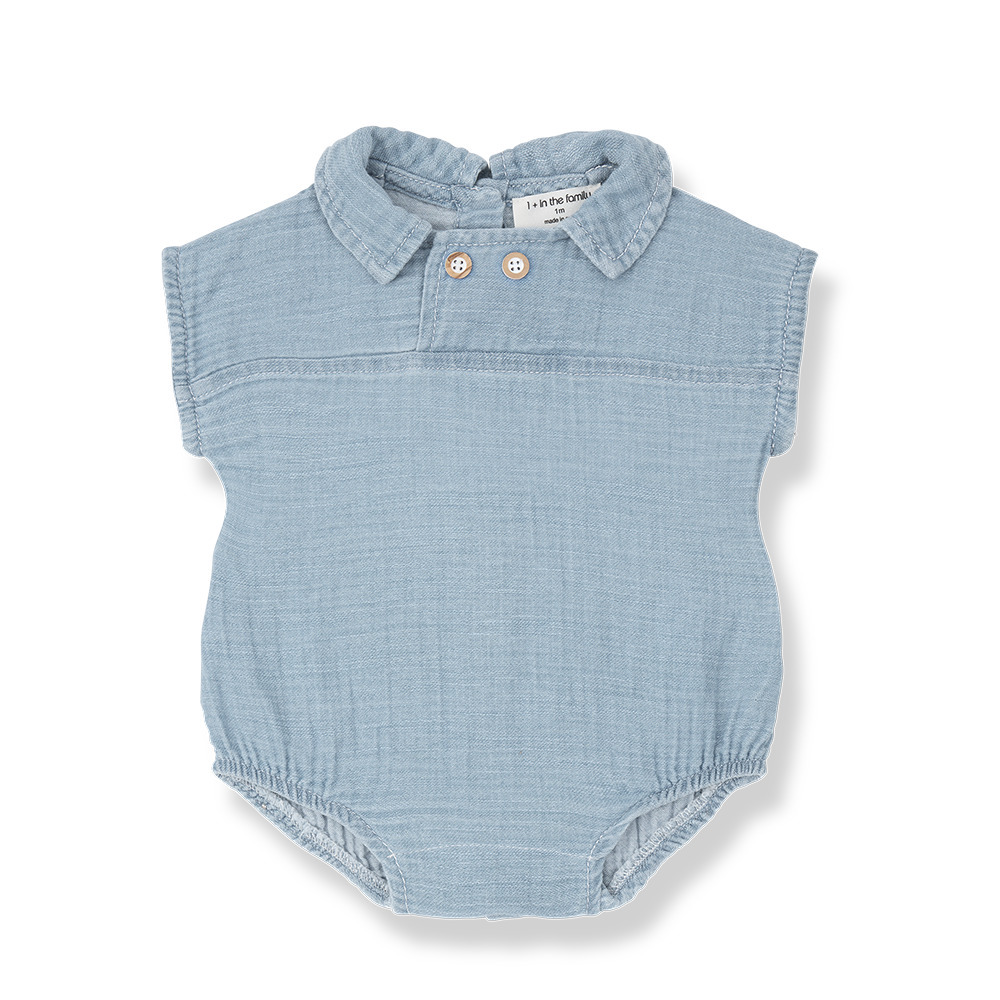 1+ in the family polo領單寧包屁衣 ZACINTO - denim