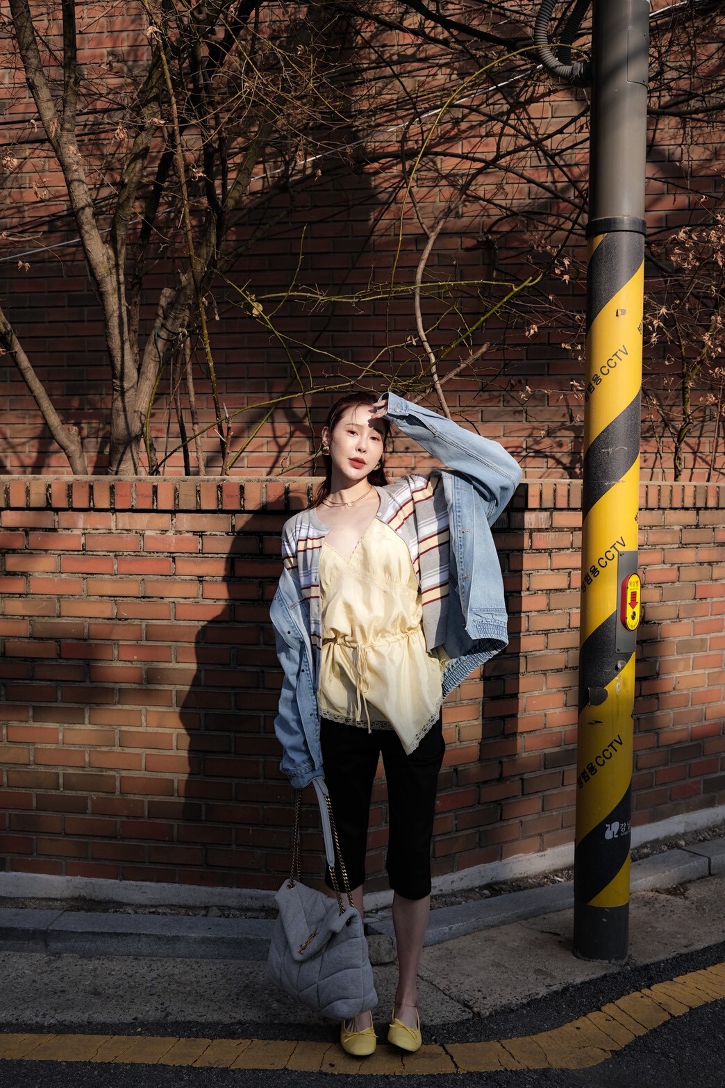 #AF53小開衩6分褲