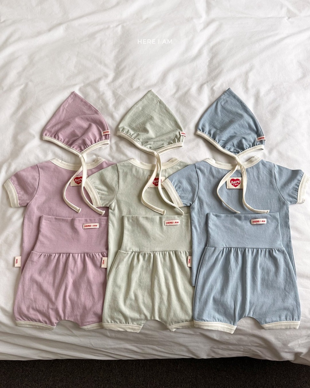 韓國🇰🇷HERE I AM 夏日簡約家居套裝(12m-XL)