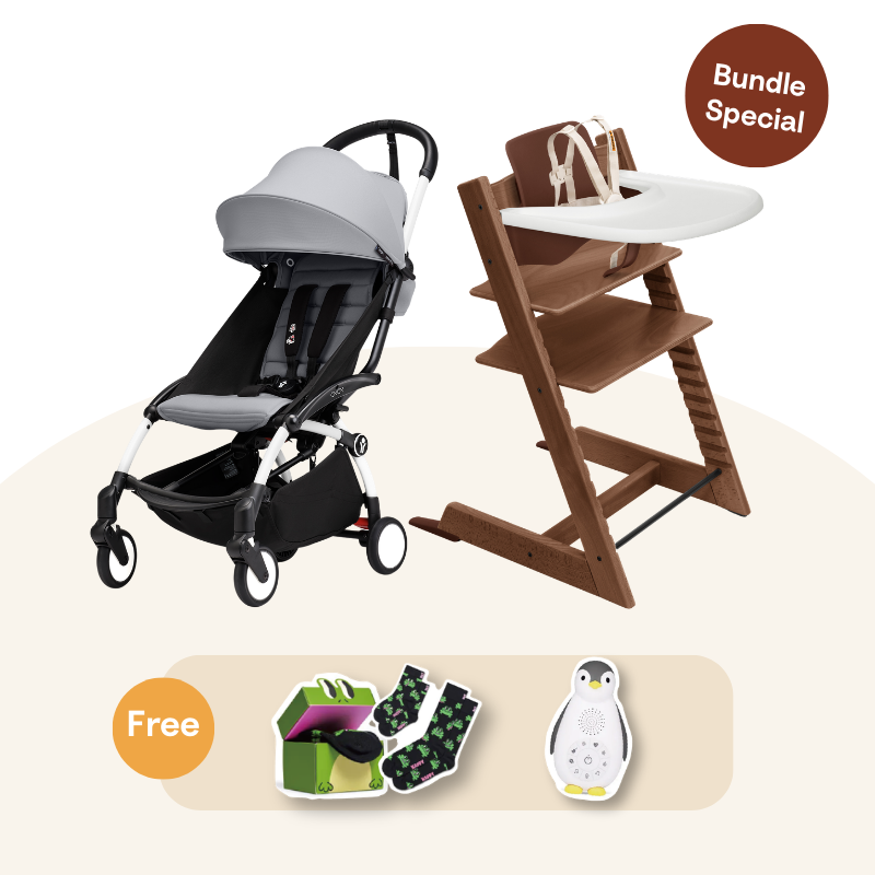 Stokke® Tripp Trapp＆YOYO³ 成長組 (橡木系列，適合6-36個月)