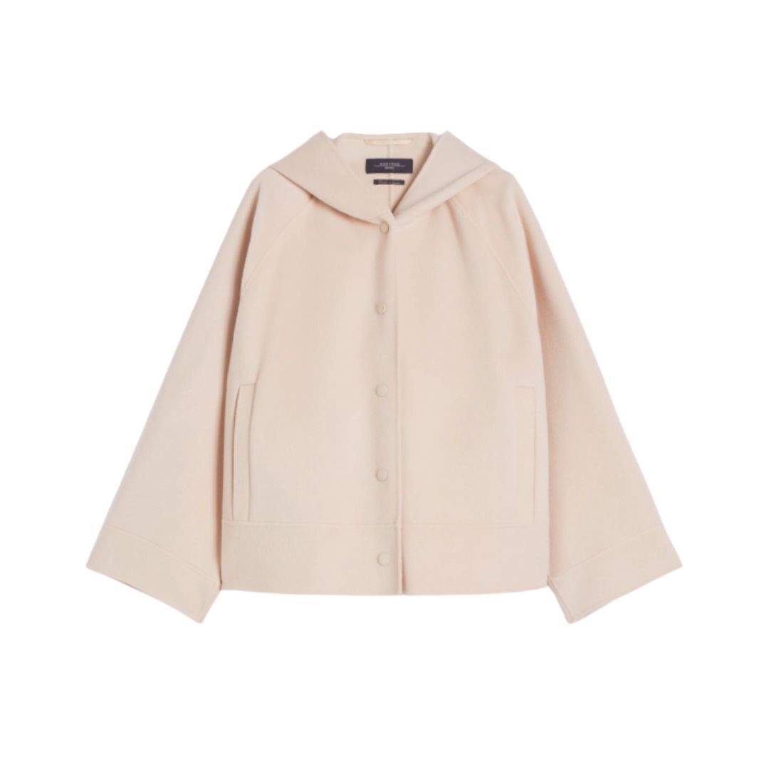 1FF0101-580 [MAX MARA WEEKEND] Double-Faced Wool-Blend Coat Sand (SS26) #2615081021600 WKDOLIATO-031 (C-EU-E)