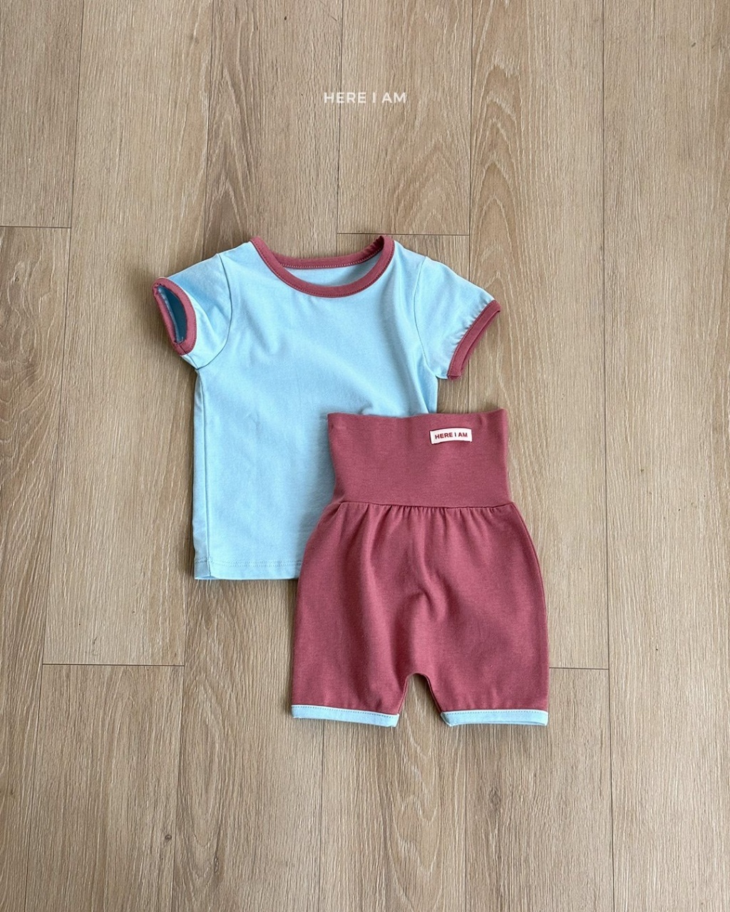 韓國🇰🇷HERE I AM 糖果色莫代爾護肚家居套裝(12m-XL)
