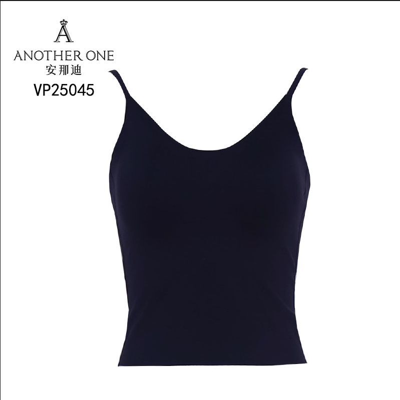 A90 ANOTHER ONE 舒適無痕吊帶背心 - 黑色｜VP25045