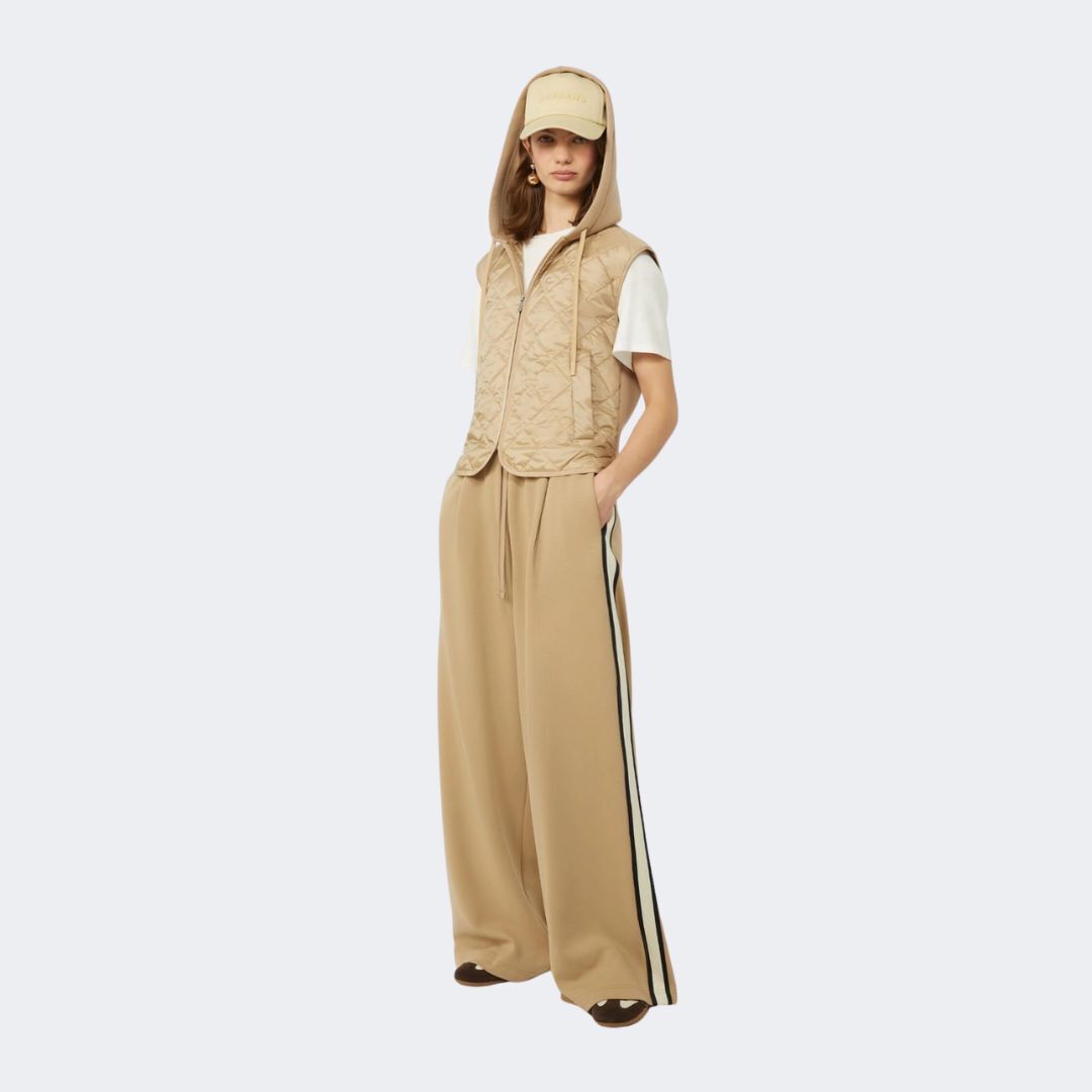 1FF0101-592 [MAX MARA WEEKEND] Cotton Jersey Trousers Hazelnut Brown (SS26) #2615781051600 WKDPERDONI-003 (C-EU-E)