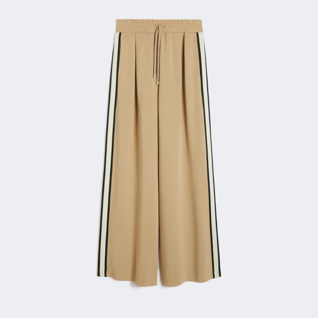 1FF0101-592 [MAX MARA WEEKEND] Cotton Jersey Trousers Hazelnut Brown (SS26) #2615781051600 WKDPERDONI-003 (C-EU-E)