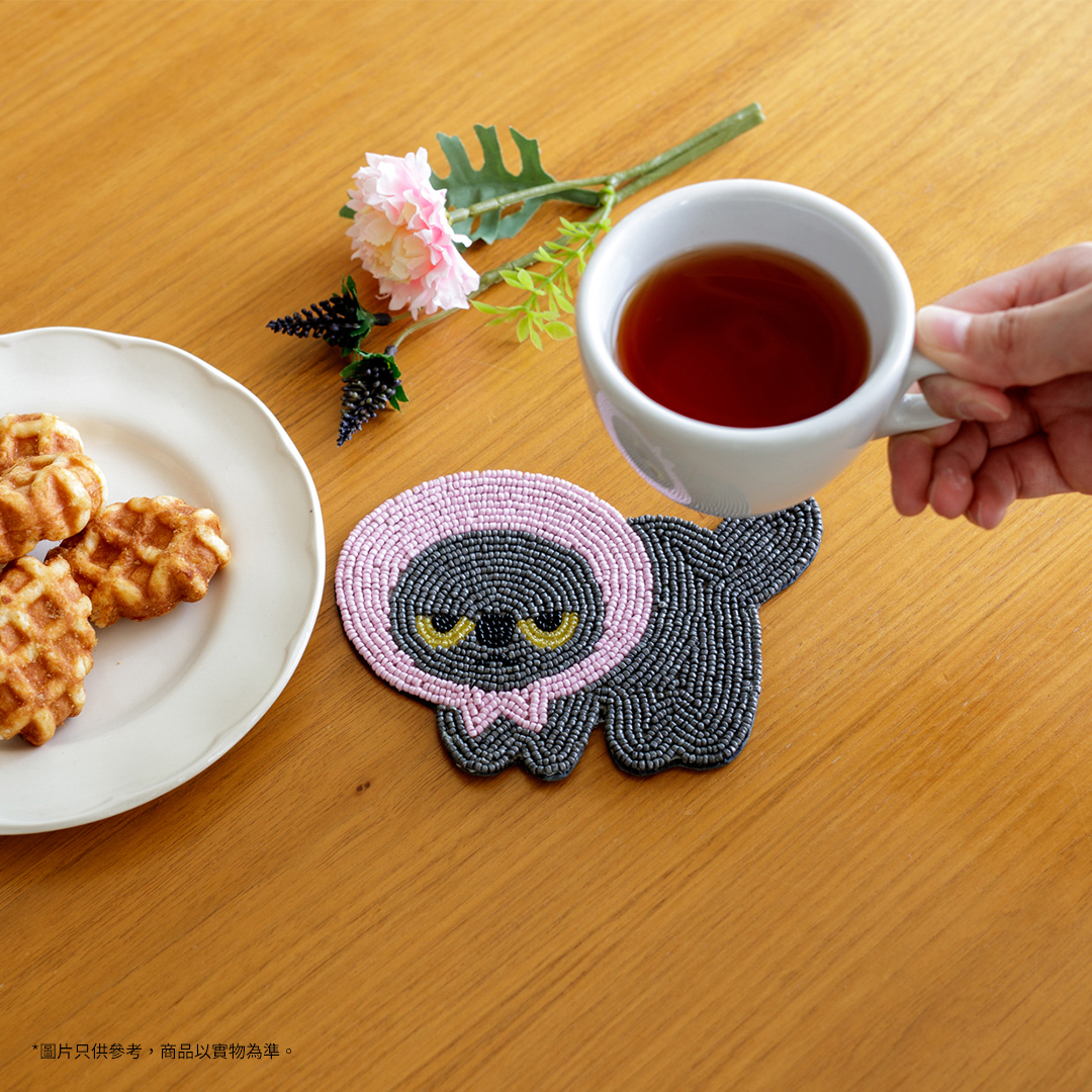 Angry Machiko珠子杯墊 (全身)