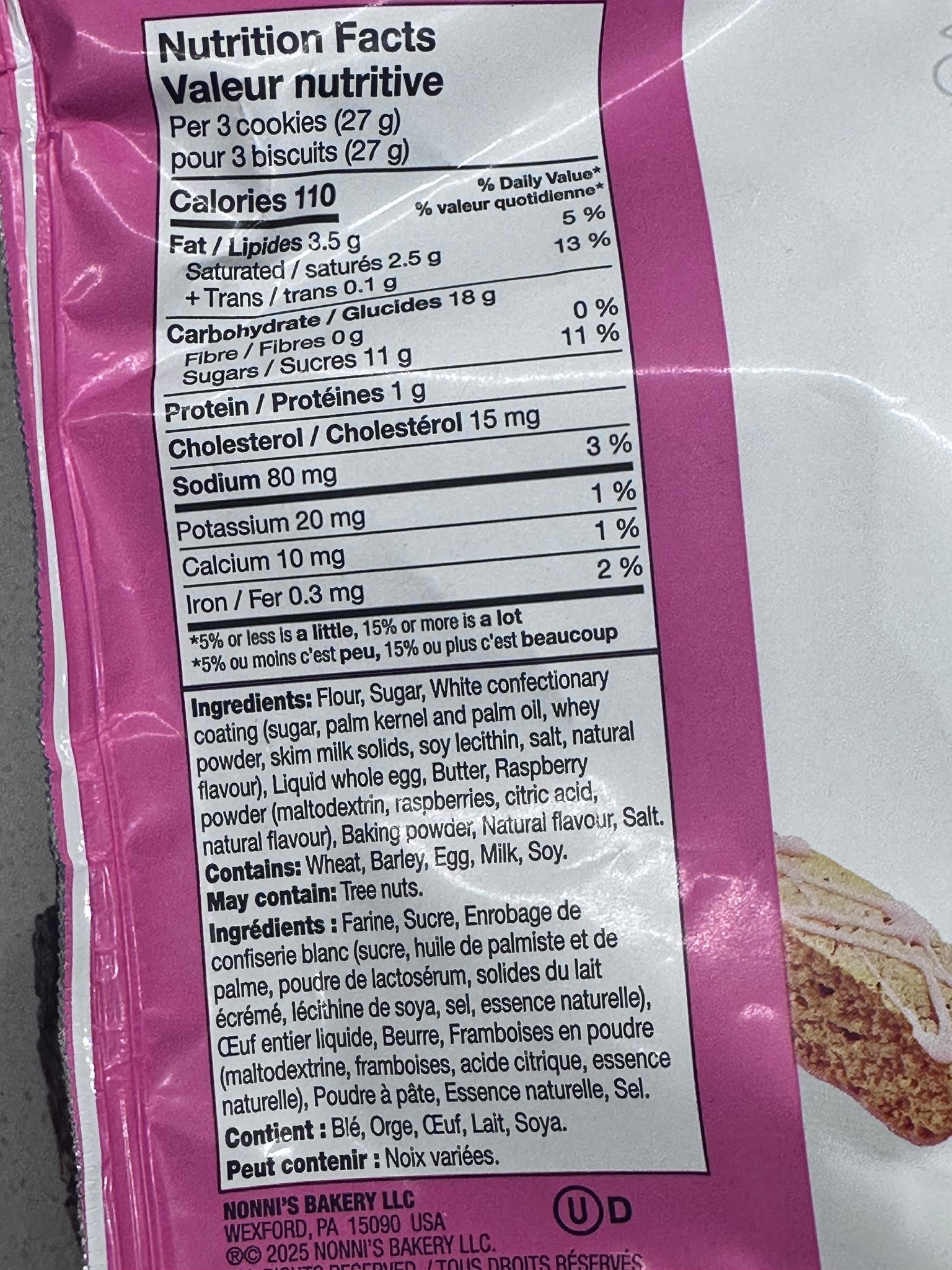 RP02 Nonni's 紅桑子餅 794g  **到期日:約 2026/12 (限時購買至3月18日晚上11:59)