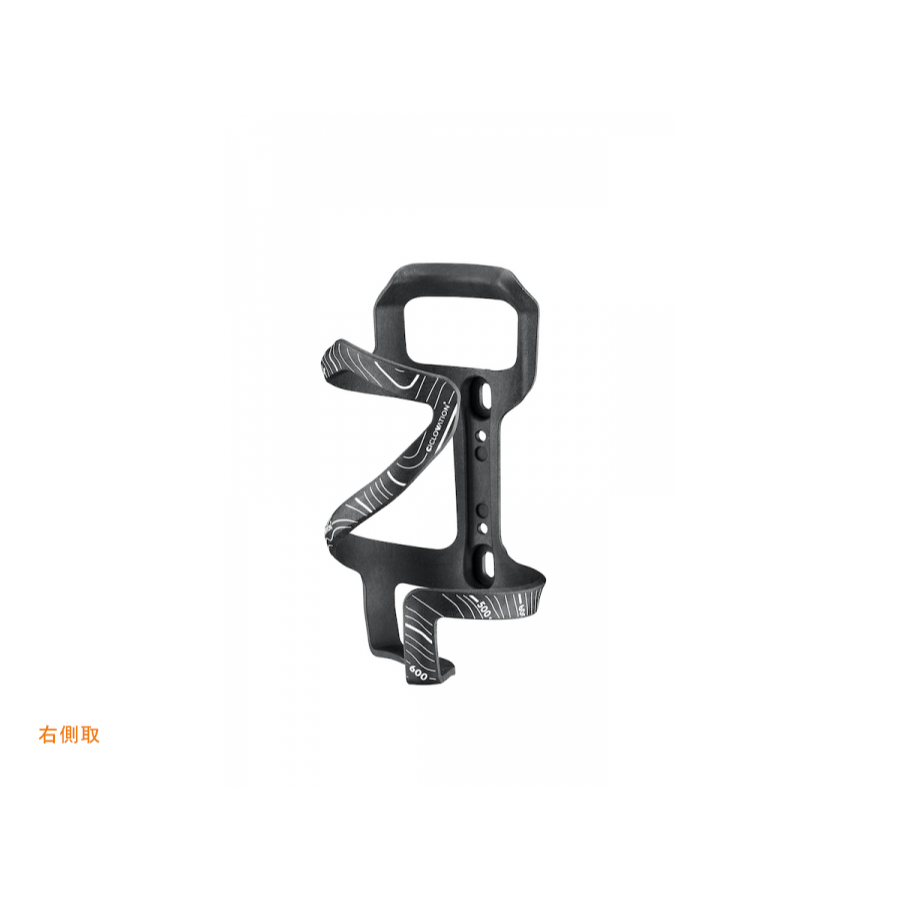 CICLOVATION 「林道」水壺架 極簡主義 地形圖系列 - 側取式 雪白 長度148 mm