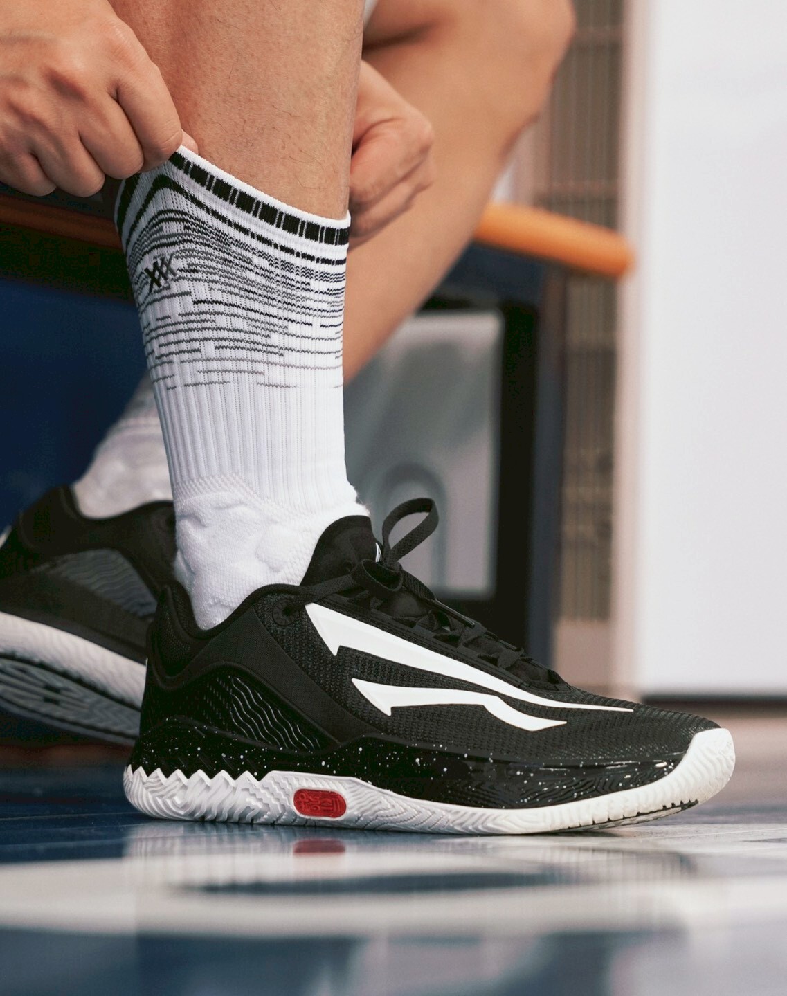 <連線代購商品>男鞋 ANTA KAI SPEED 2 黑白太極 耐磨 實戰鞋 籃球鞋【912621114-5】歐文2