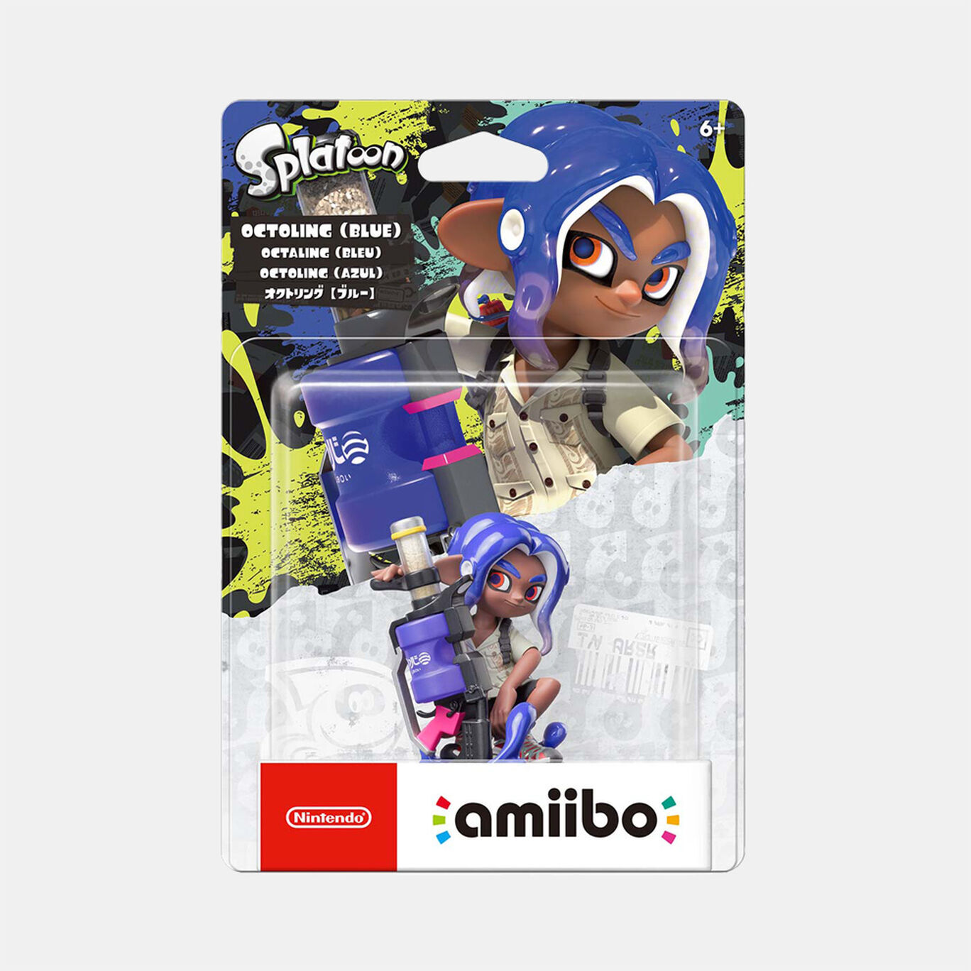 Nintendo  Amiibo Octoling Blue Figure 550184