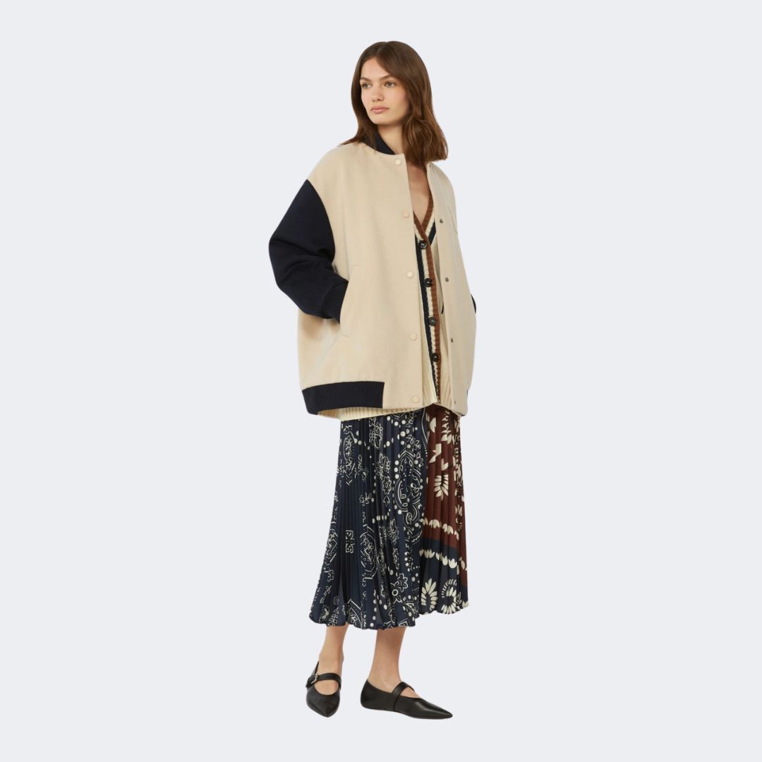 1FF0101-588 [MAX MARA WEEKEND] Oversized Cotton-Blend Cardigan Black (SS26) #2615341061600 WKDBLASONE-004 (C-EU-E)