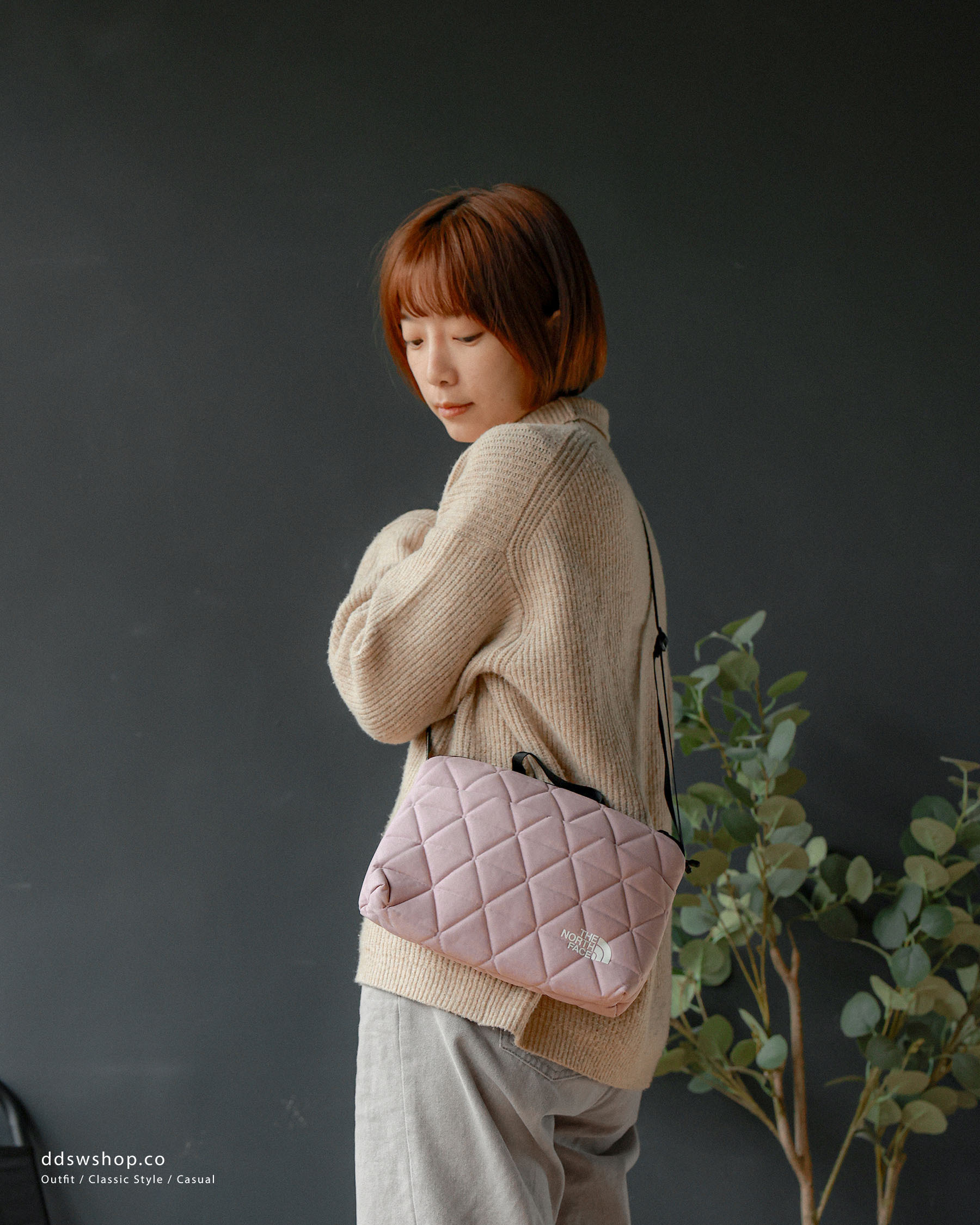 “代購” The North Face Geoface 菱格紋小包