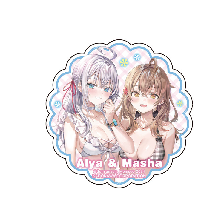 不時輕聲地以俄語遮羞的鄰座艾莉同學(原作) 磁吸壓克力便利夾 A