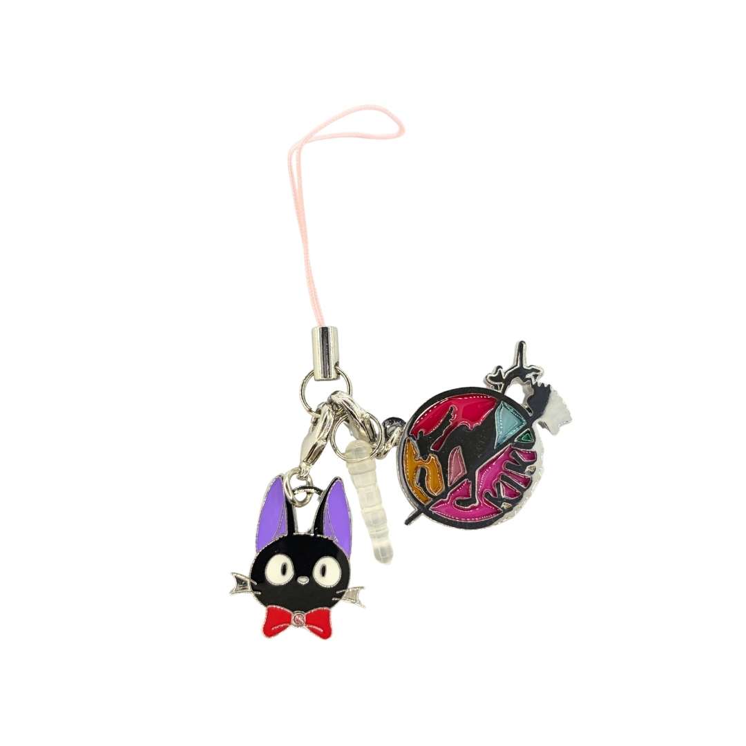 吊飾 彩繪玻璃風格 魔女宅急便 招牌銀色