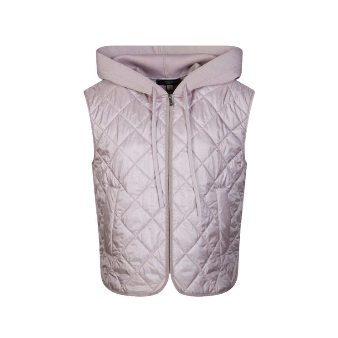 1FF0101-586 [MAX MARA WEEKEND] Padded Sleeveless Jacket In Water-Repellent Canvas Maglia (SS26) #2615281011600 WKDDANDY-004 (C-EU-E)