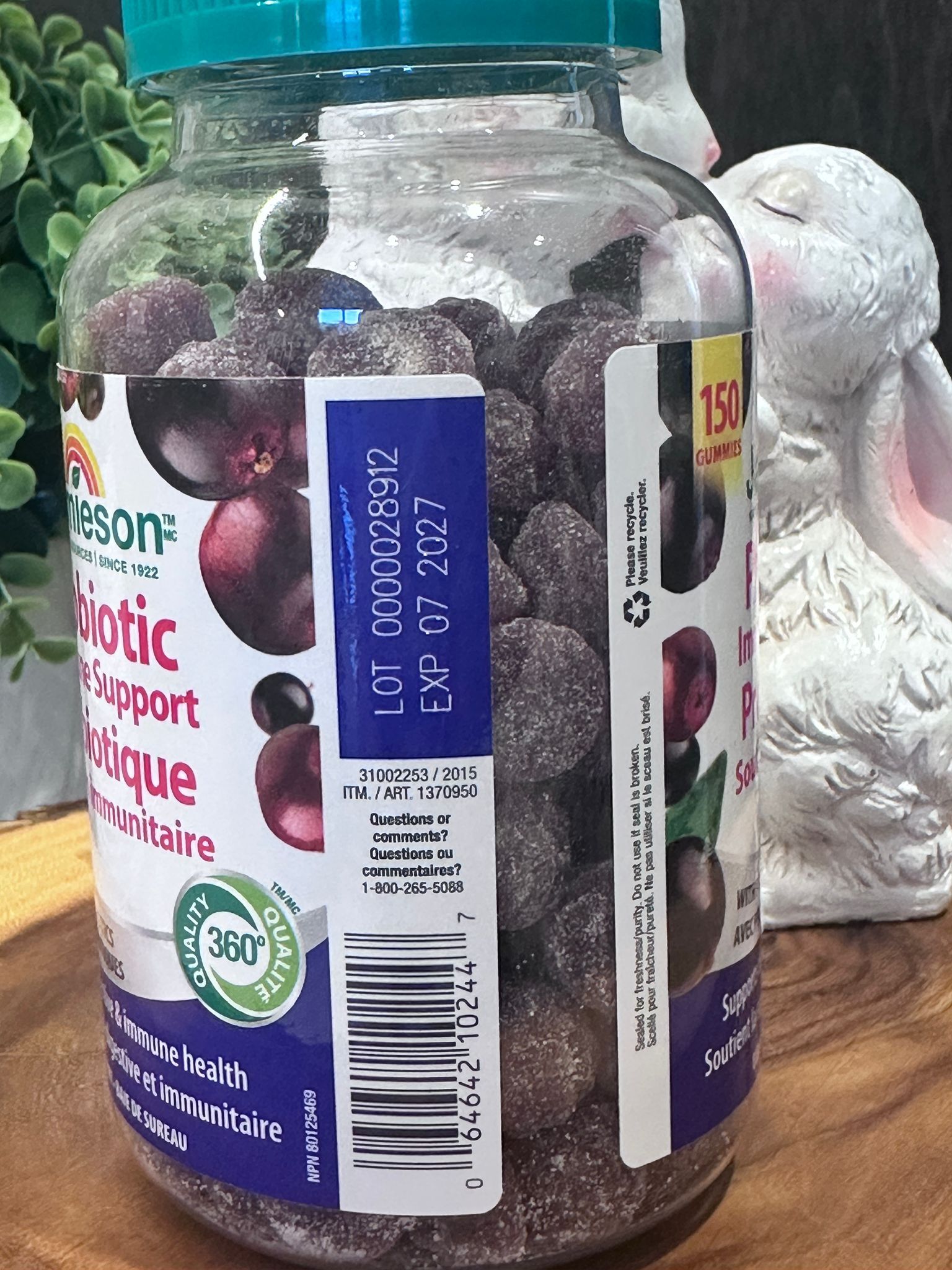 RP23 JMS Probiotic Immune Support Gummy 提高免疫力益生菌軟糖 150粒  **到期日: 約 2027/06  (限時購買至3月18日晚上11:59)