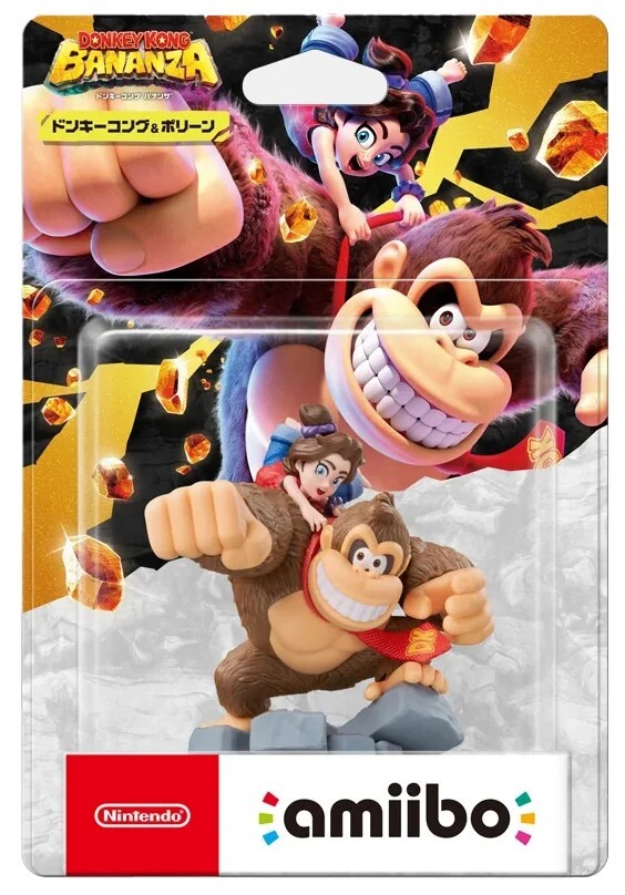 Nintendo Amiibo Donkey Kong & Pauline Figure (Donkey Kong Bananza) 552539