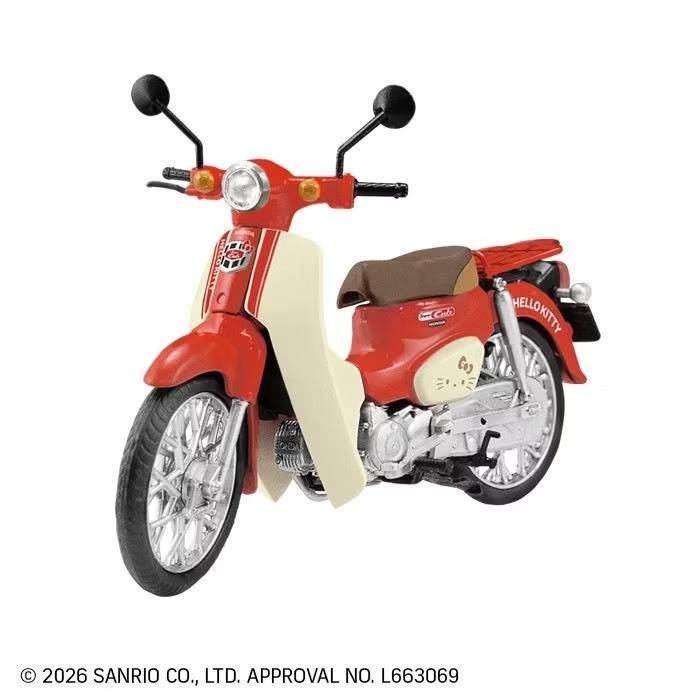 三麗鷗家族 X HONDA Super CUB 復古機車盲盒