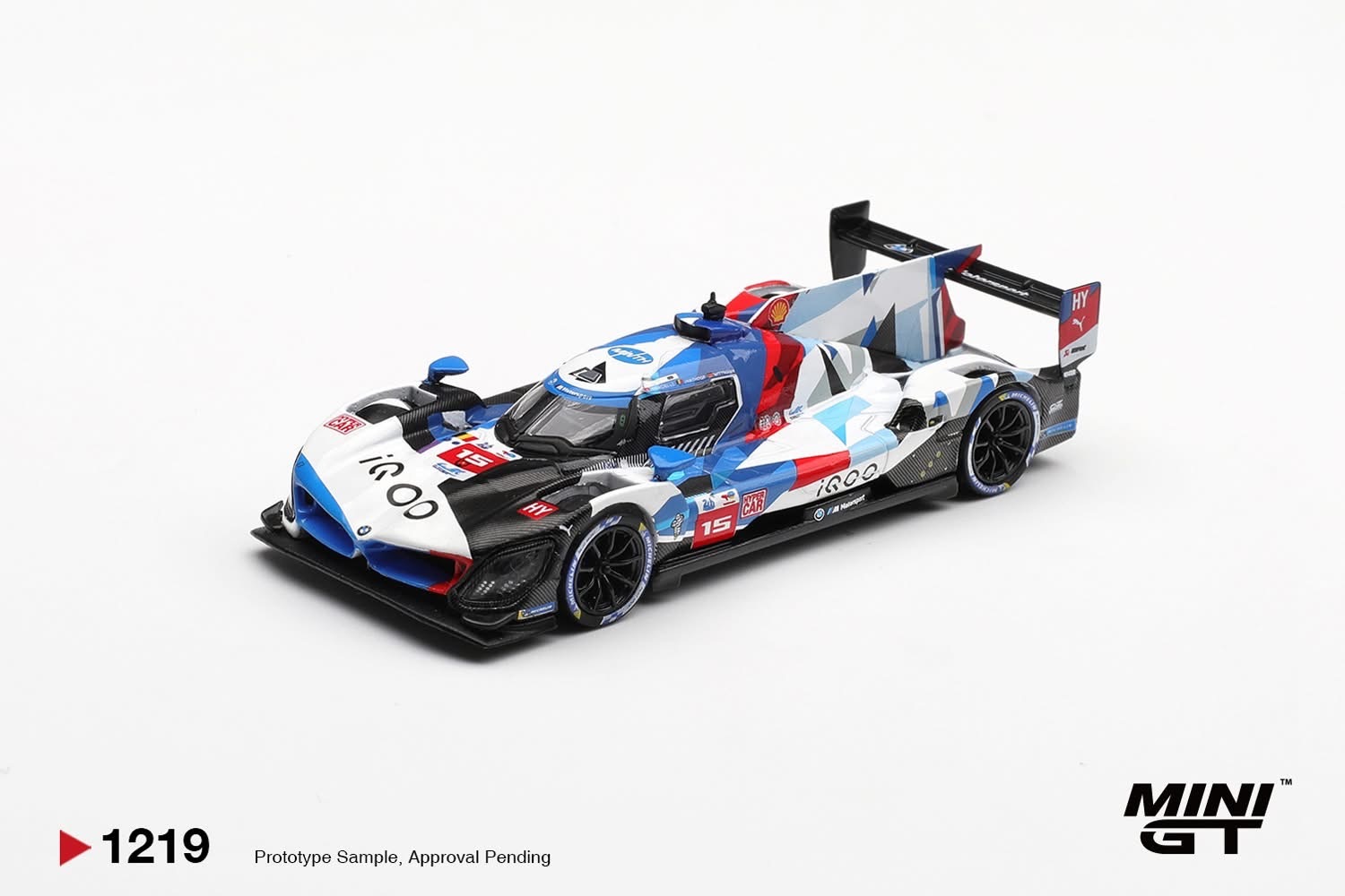 預訂 Pre Order - MiniGT 1219 BMW M Hybrid V8 Hypercar #15 BMW M TEAM WRT 2024 Le Mans 24 Hrs