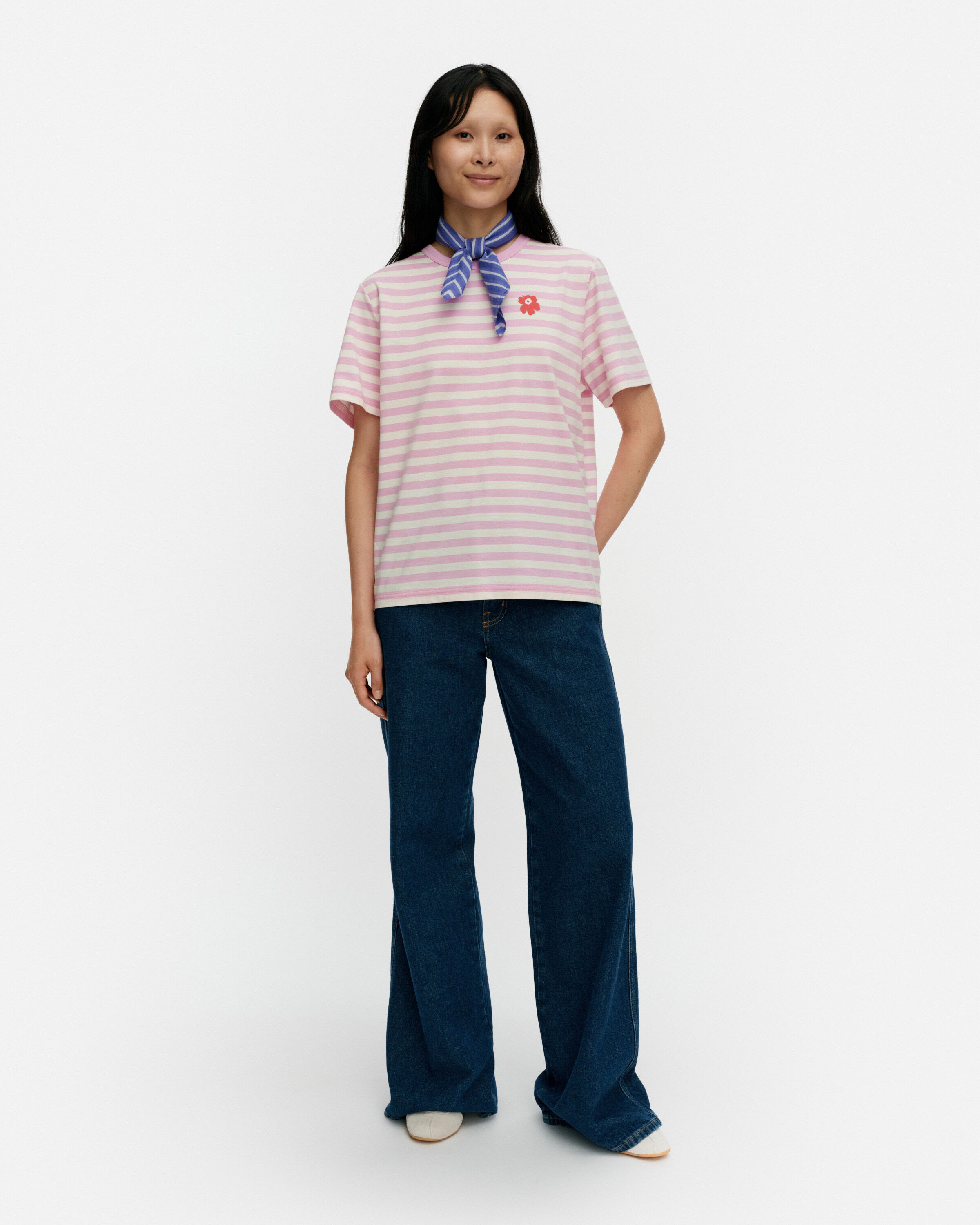 Tasaraita Unikko 短袖條紋T恤