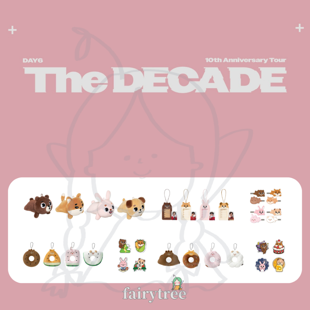 線上預購 DAY6 ' The DECADE ' 十周年巡迴演唱會 光州&大田場 官方周邊 賣場一