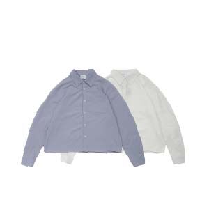 立體短版廓形襯衫 Boxy Short Shirt LT-012