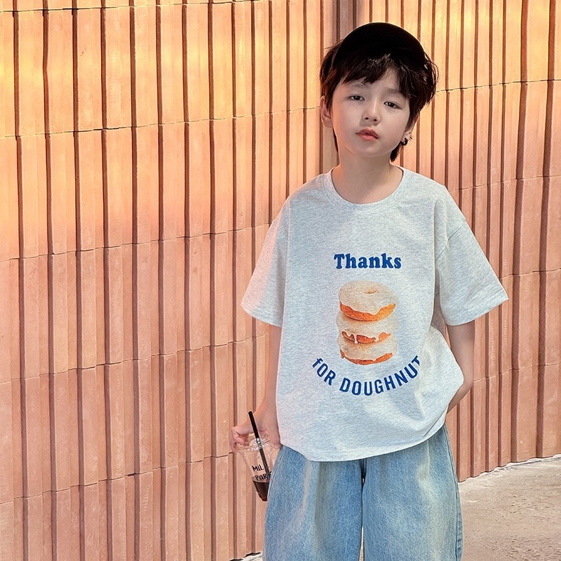 兩色甜甜圈寬鬆上衣